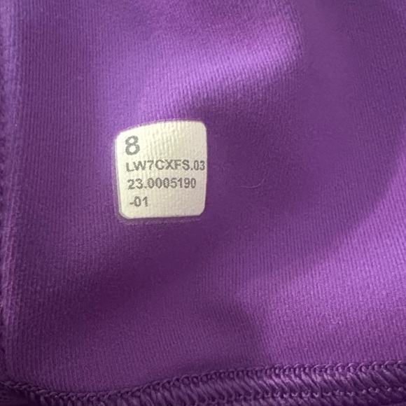 Lululemon Wunder Train Mesh High Rise Shorts - Atomic Purple - Picture 8 of 8